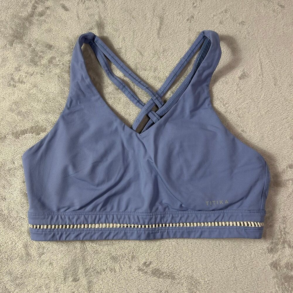 Titika blue active bra size 8